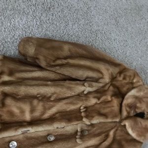 Whiskey mink coat